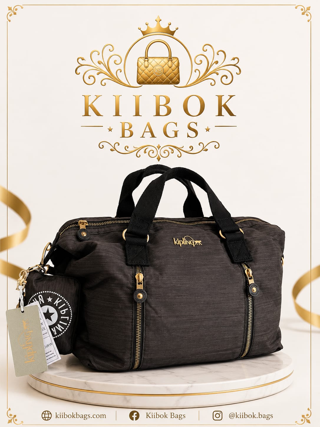 Bolso Kipling Café