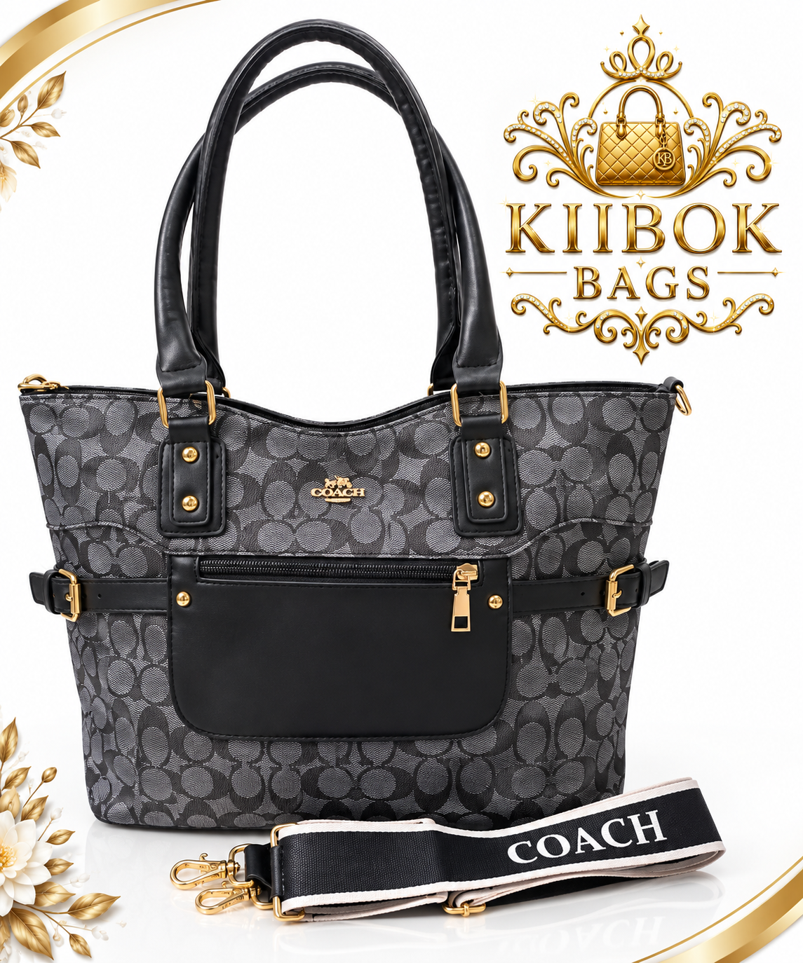 Bolso Coach gris