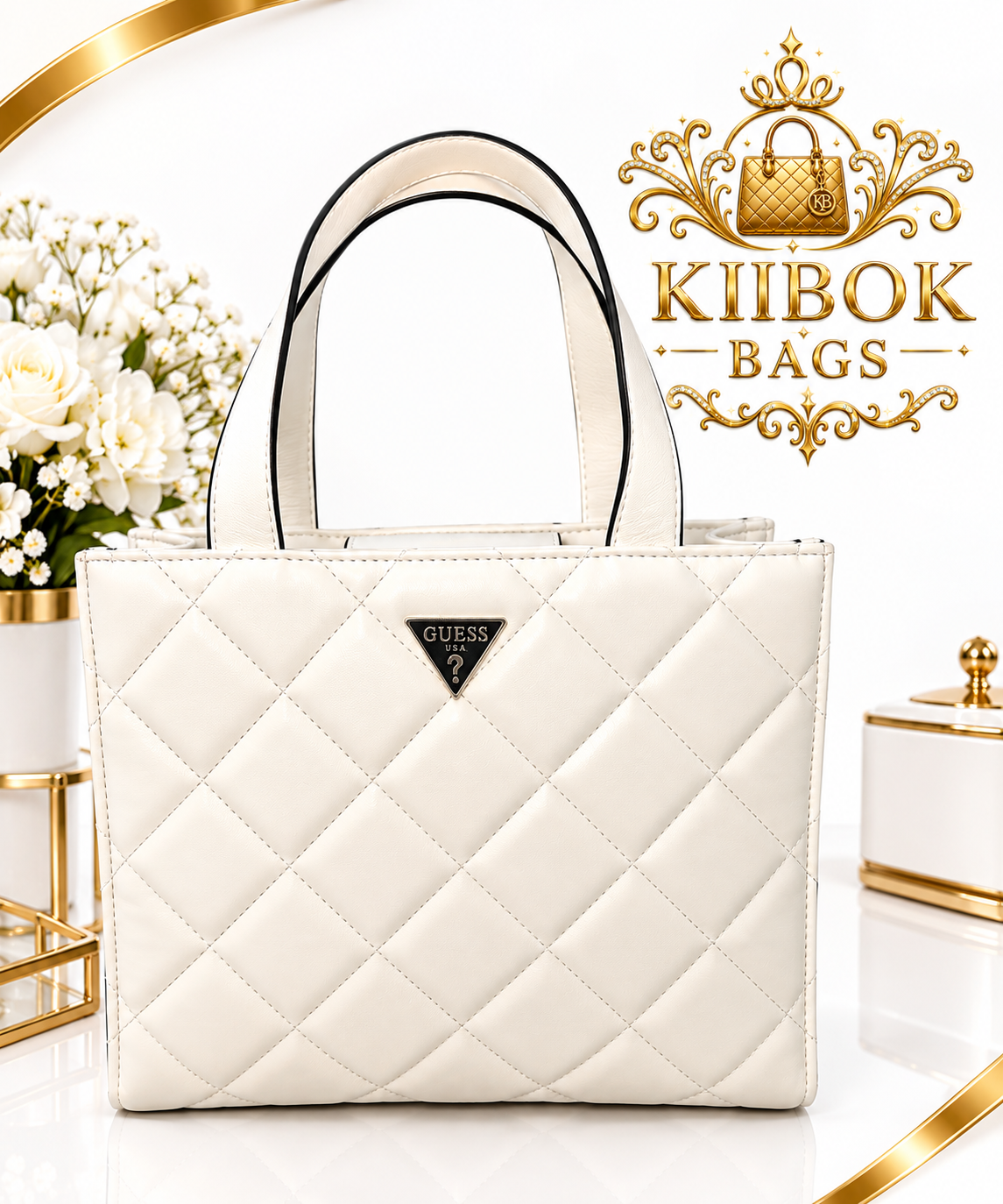 Bolsa Guess Blanca